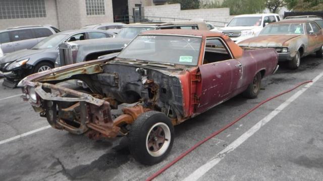 1970 chevrolet elcamino manual tran southern cal barn find "no reserve"
