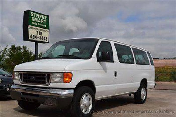 used 2007 ford e-350 xlt 15 passenger van, advance trac van, 95,318 miles in colorado springs, co