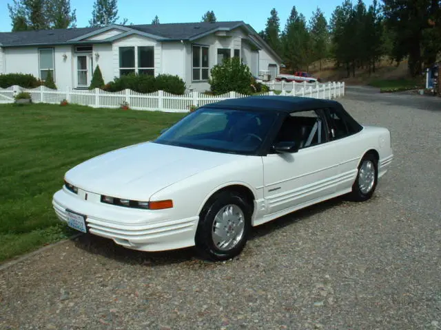 1992 oldsmobile cutlass supreme convertible! rare! only 55,398 actual miles!