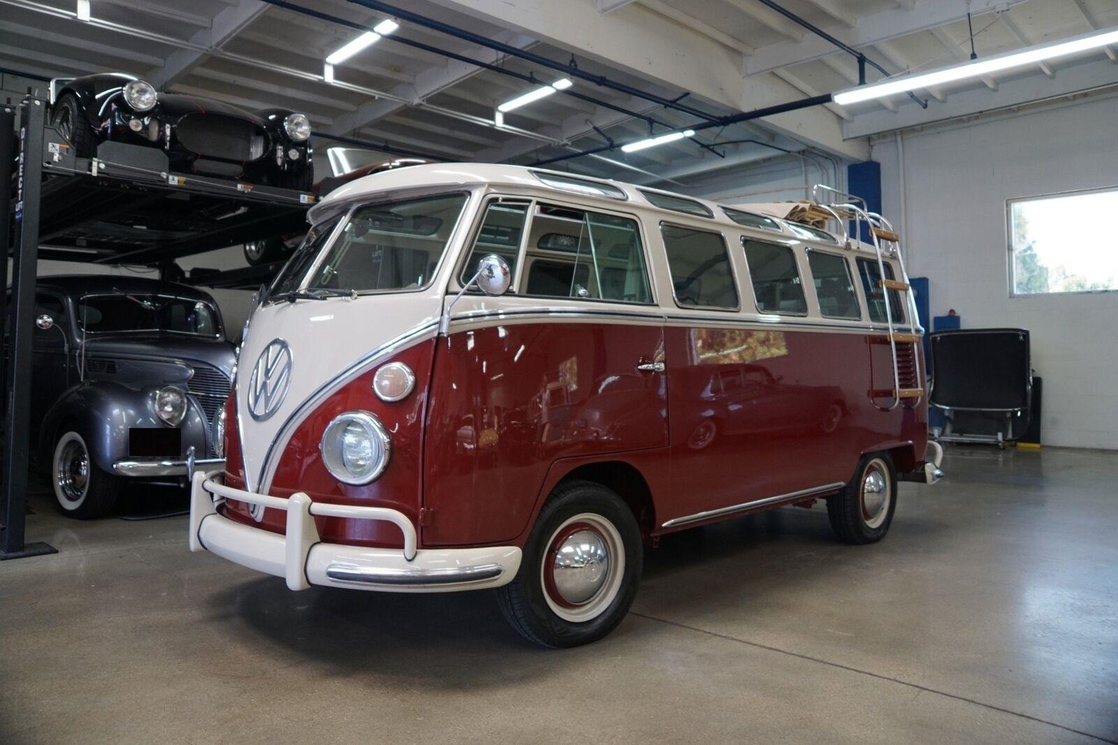 1975 volkswagen 21 window samba microbus 229 miles 1500cc 4 cyl