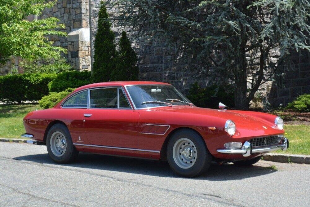 1967 ferrari 330gt series ii single headlight painted rosso nearco