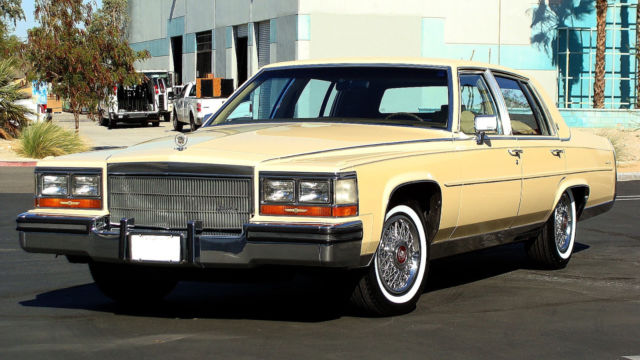1986 cadillac fleetwood brougham, low miles