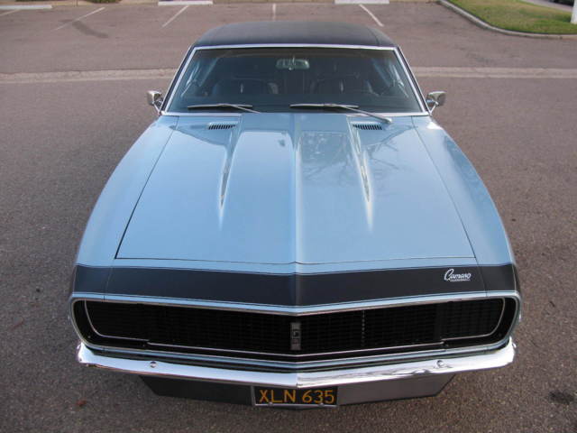 1968 rally sport camaro with protecto plate