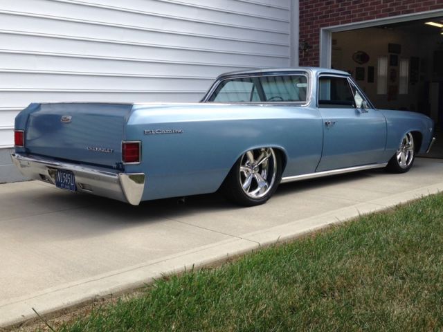 1967 chevy el camino air ride billet specialties 51k original miles patina