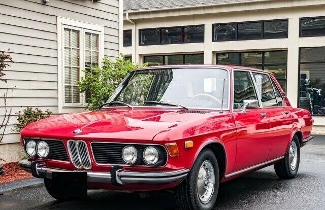 1971 bmw 2500 e3 automatic red 70524 miles