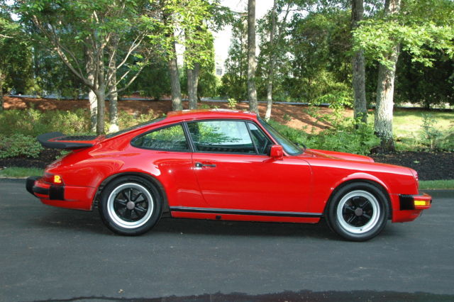 rare 2 owner meticulously maintained 1985 porsche 911 carrera coupe w/whale tail
