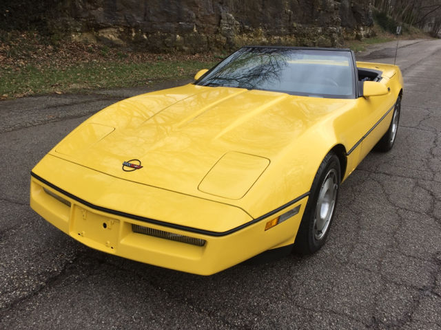1987 corvette convertible only 21k miles showroom condition free ship!