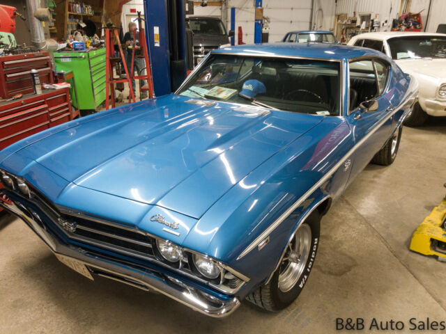 1969 chevrolet chevelle 100000 miles blue 4 spd