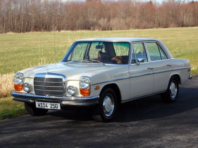 pristine 1969 mercedes w114 250 sedan