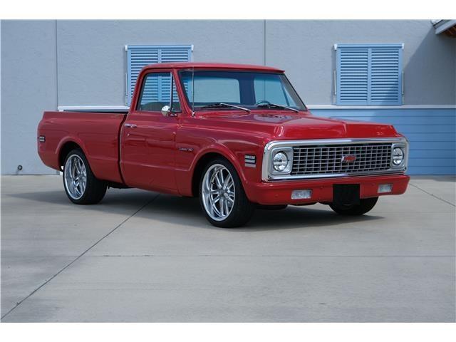 1971 chevrolet c 10 restomod ls powered red eye catching truck