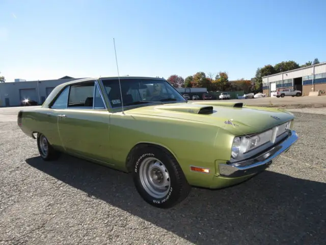 1970 green muscle car rebuilt motor