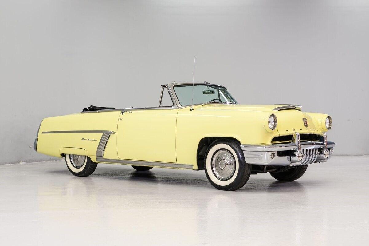 1952 mercury monterey convertible mercury vassar yellow 97894 miles