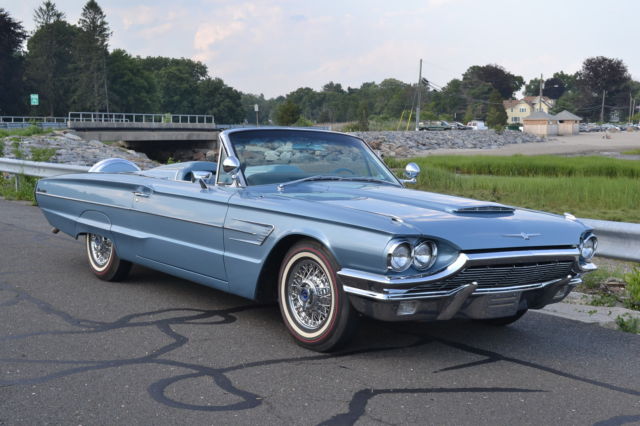 1965 ford thunderbird convertible "nut and bolt restoration, the finest!!!"