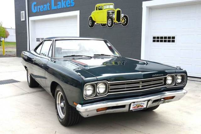 1969 plymouth roadrunner 383ci big 4-spd numbers match build sheet low reserve