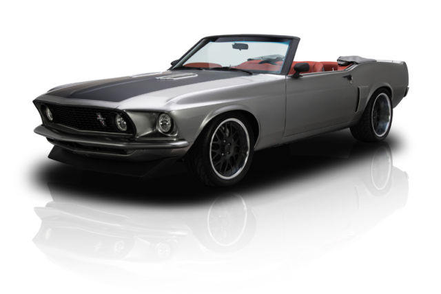 sema featured mustang convertible pro touring 427/600 hp v8 air ride a/c ps pb