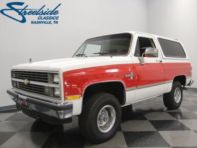 fresh 350ci crate motor, rebuilt trans, original color combo, a/c, clean blazer