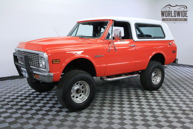 1972 orange restored 4x4 convertible!
