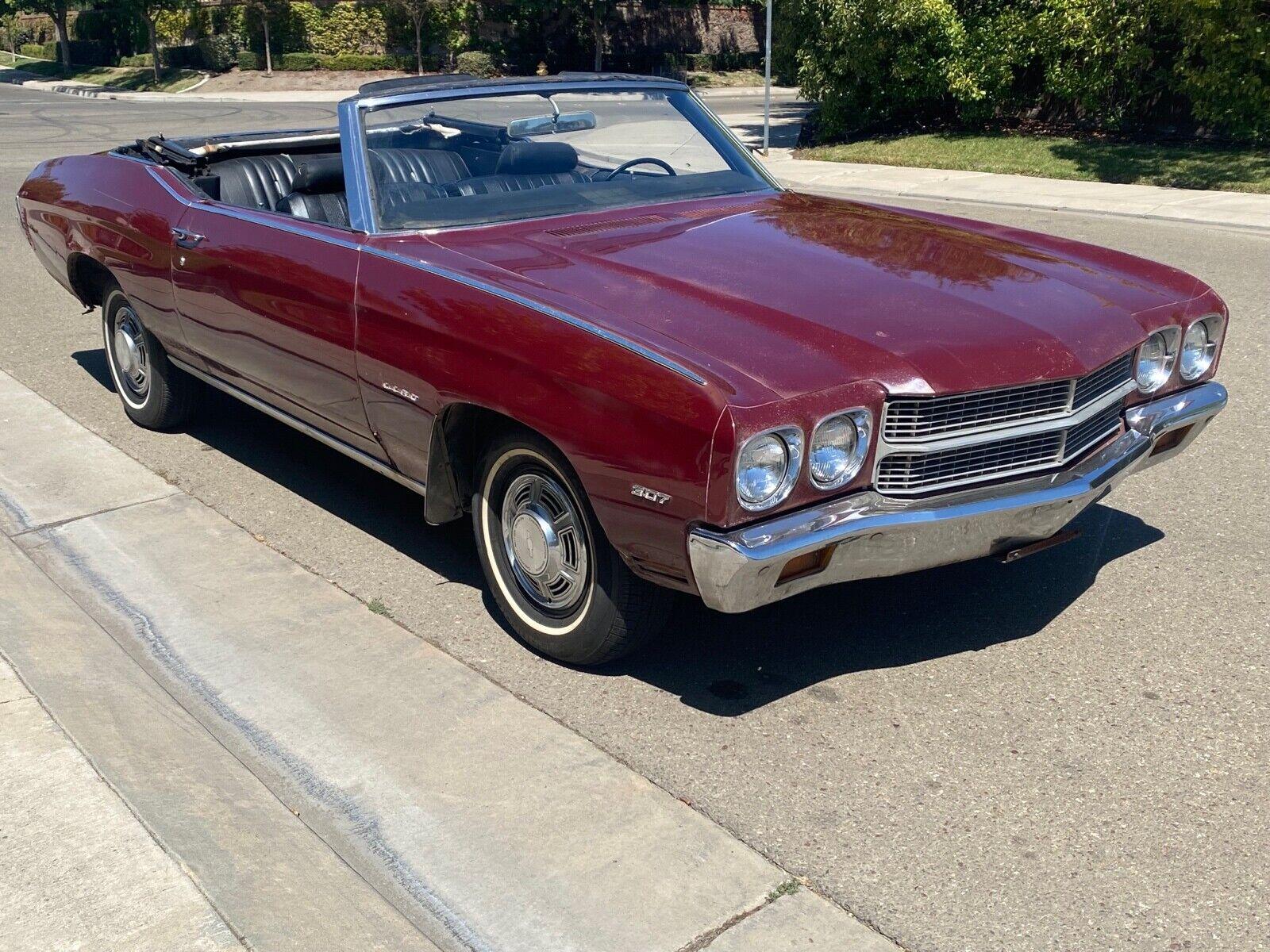 1970 chevrolet chevelle malibu under 53000 original miles 307 v8