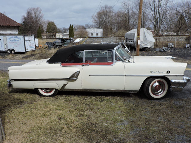 1955 mercury montclair convertible~white red~restored~show car~priced 2 sell!