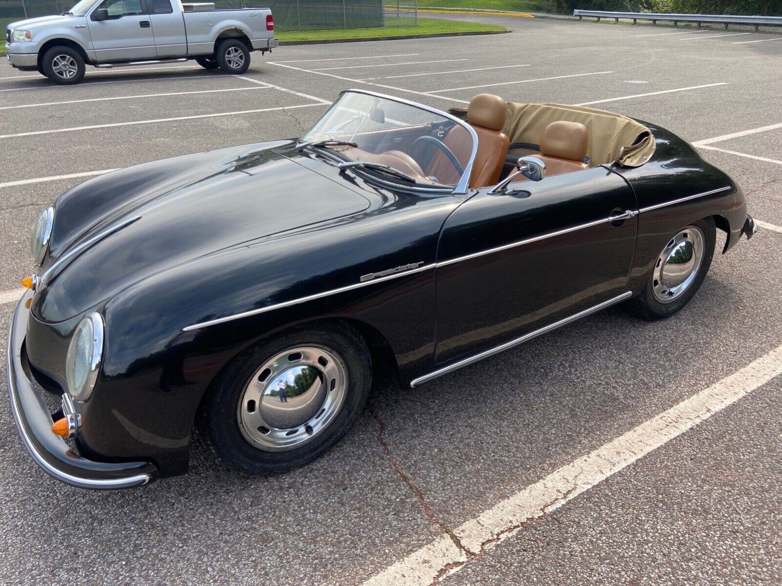 1957 porsche black with tan interior 39311 miles