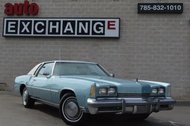 fwd 455ci white leather brougham toronado ac power windows power locks classic