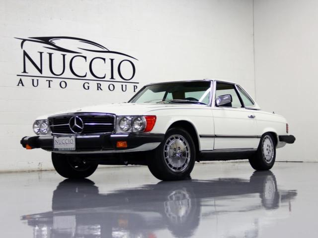 1979 mb 450sl - white/blue - 24k miles! hard top! new soft top! price reduced!!