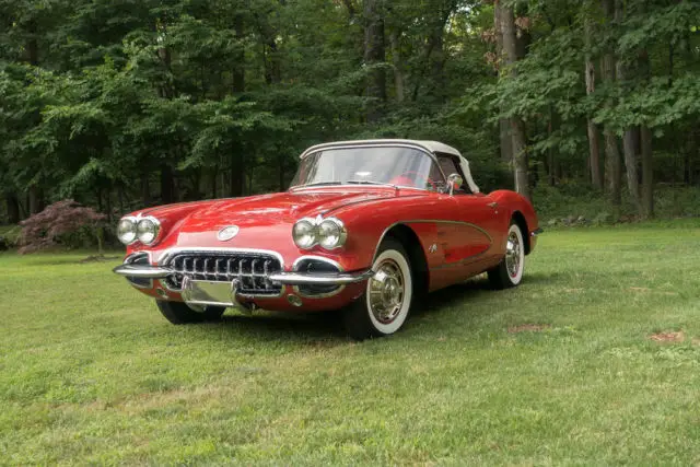 283/230hp 4-speed corvette - original car / fresh restoration by master restorer
