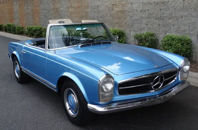 1965 mercedes benz 230sl convertible. stunning colors, great driver, must see!