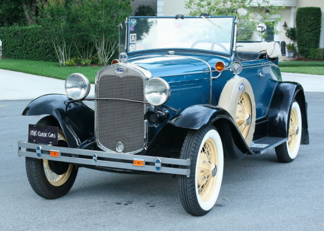 restored rumble seat american icon - 1930 ford model a roadster