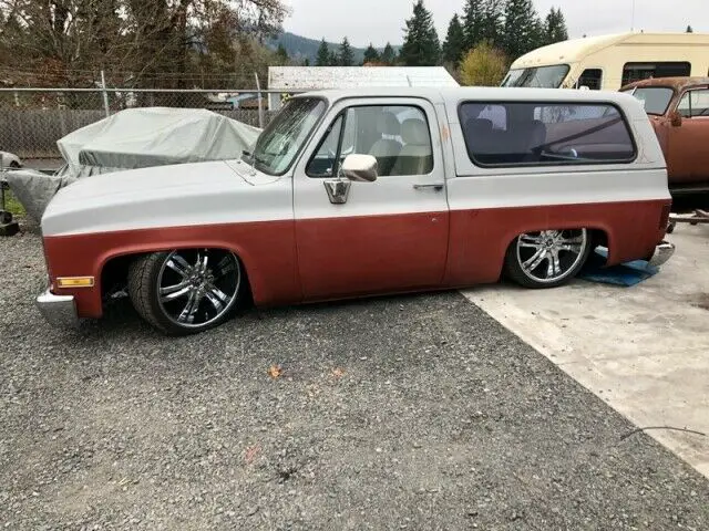 1981 chevrolet blazer k5 bagged custom ride with removable top !