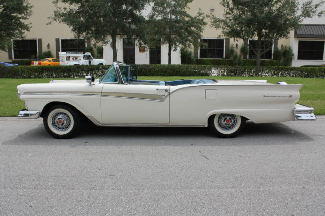 1957 ford skyliner retractable hardtop convertible "9,838 original miles"