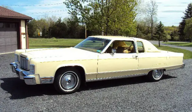 1976 lincoln continental town coupe only 9,808 miles from new mint no reserve