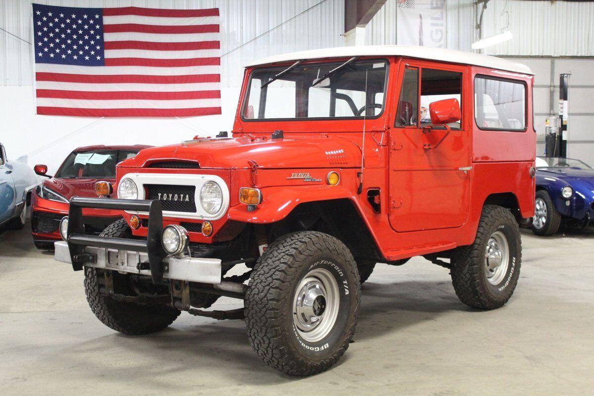 1969 toyota fj 40 landcruiser 21877 miles red suv 6cyl 3speed manual