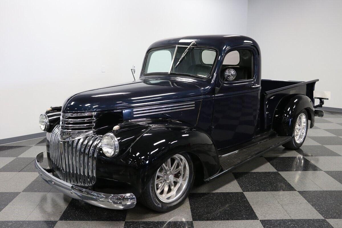 1941 chevrolet pickup streetrod blue 350 v8 83 miles
