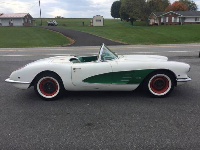 1958 chevrolet corvette convertible manual 4-speed