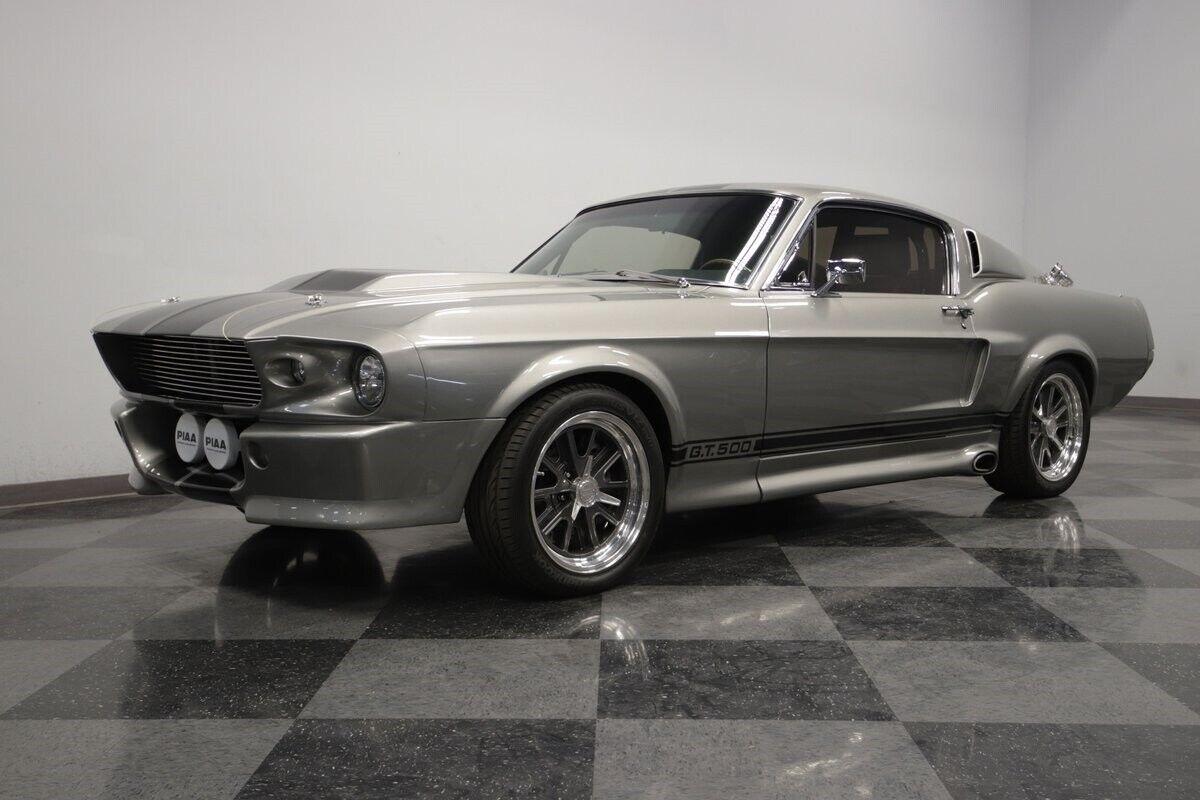 1967 ford mustang fastback restomod gray metallic 1447 miles
