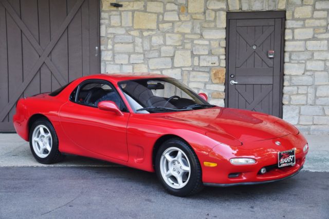 rx7 low 19k mi 5-speed stock 255hp bose rotary twin turbo sunroof red