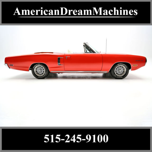 1970 coronet 500 convertible hemi orange 3 spd automatic