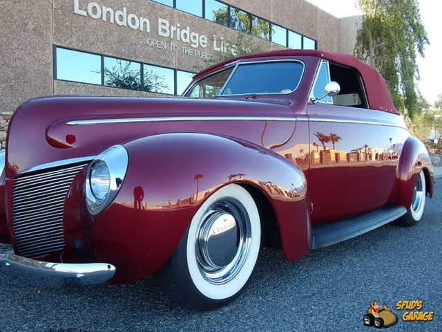 1940 mercury custom convertible all steel 350 700r4 ford ifs disc power a/c more