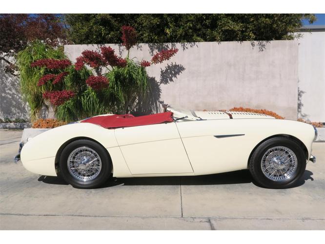 1956 austin-healey 100m in costa mesa, california