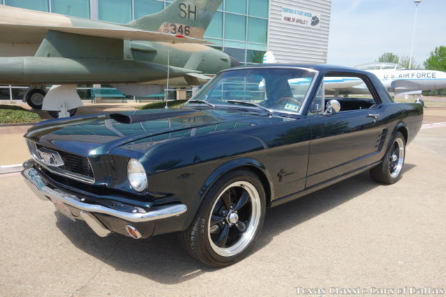 1966 ford mustang ford racing 347 stroker custom 5-speed coupe - tci suspension