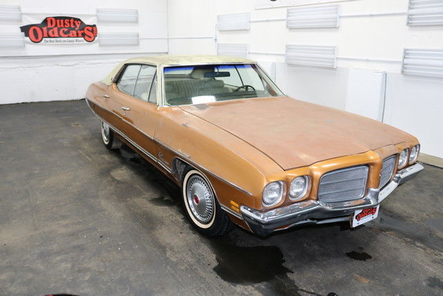 1972 orange runs drives body int good 350v8 3spd auto!