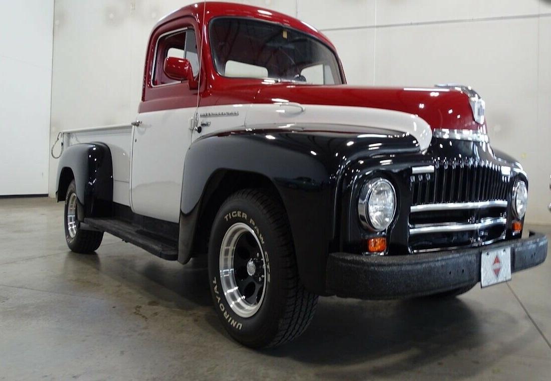 1951 international harvester pickup l-110 i-6 220ci 3 speed manual