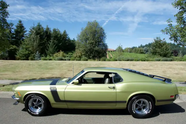 1970 ford mustang boss 302 sport roof with only 46,435 original miles !!!
