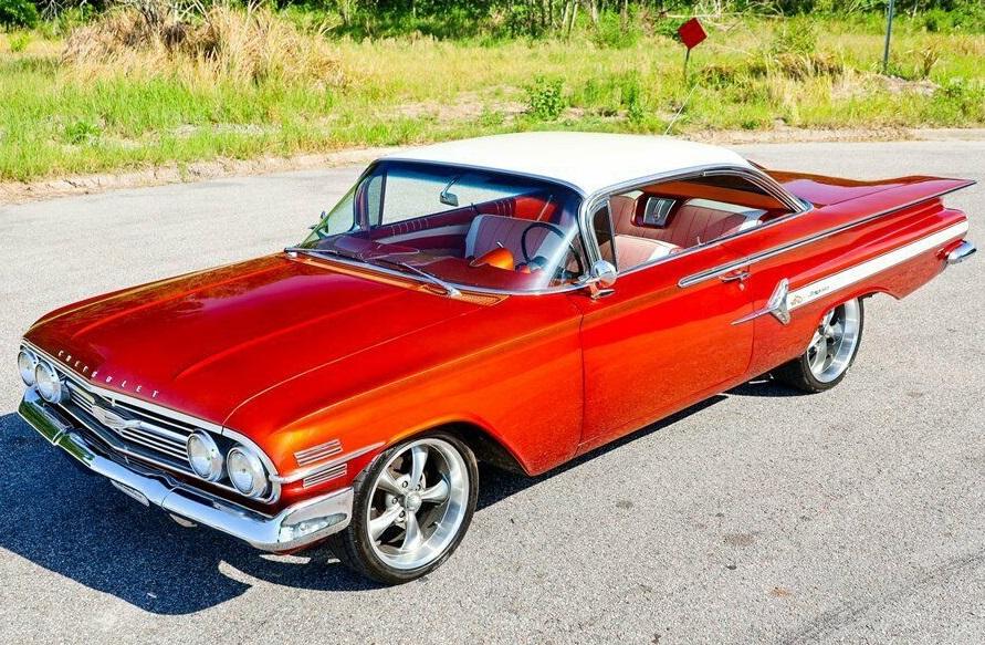 1960 chevrolet impala 2 door hardtop 454 big block v8 engine