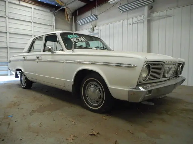 1966 plymouth valiant 4 door automatic survivor rust free running driving car
