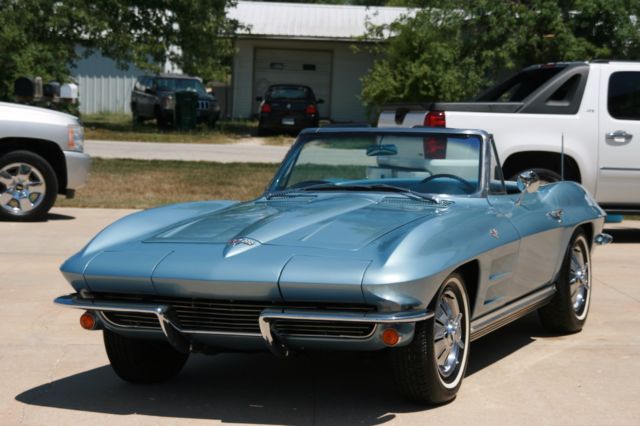 extremely rare 1964 corvette factory ac roadster auto ps original paperwork