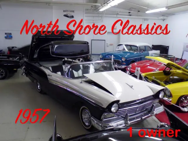 1957 ford retractable hardtop/convertible 312 one owner