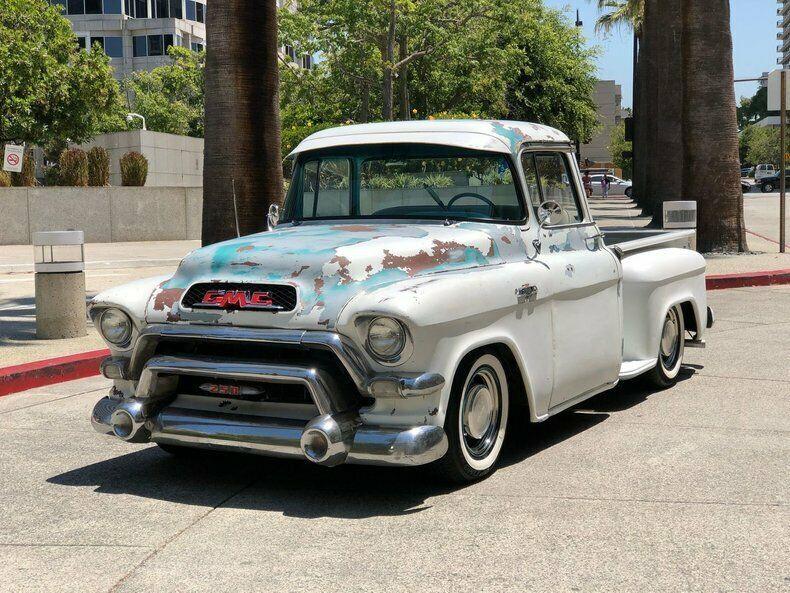 1956 gmc pickup 5.3 vortec fuel injection 4l80 trans ps pb big back window
