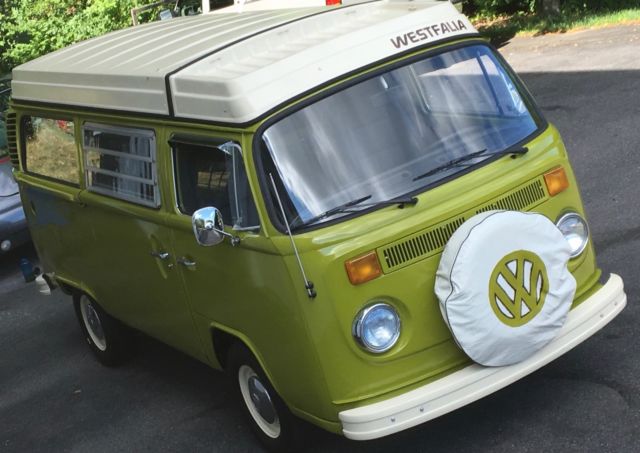 1978 vw westfalia campmobile bus 2.0 new webers pop top volkswagen camper